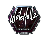 Sticker | waterfaLLZ (Foil) | London 2018 image