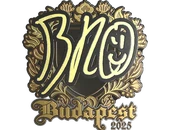 Sticker | br0 (Gold) | Budapest 2025 image