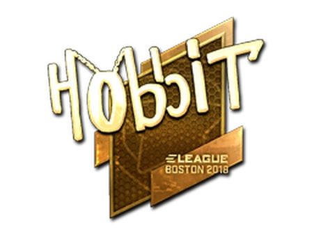 Sticker | Hobbit (Gold) | Boston 2018 image