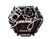 Sticker | somebody (Foil) | London 2018 image