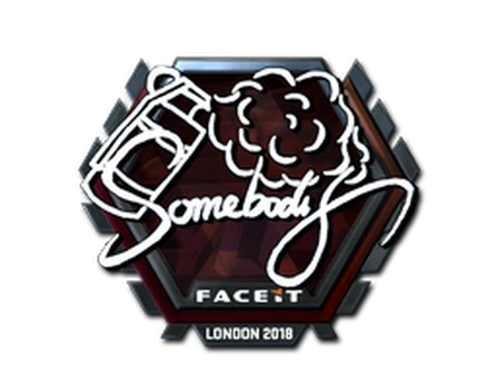 Sticker | somebody (Foil) | London 2018 image