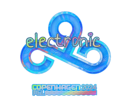 Sticker | electronic (Holo) | Copenhagen 2024 image