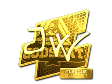 Sticker | JW (Gold) | Atlanta 2017 image