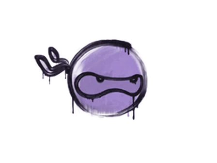 Sealed Graffiti | Ninja (Violent Violet) image