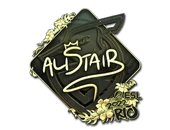 Sticker | aliStair (Gold) | Rio 2022 image