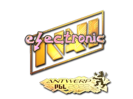 Sticker | electronic (Holo) | Antwerp 2022 image