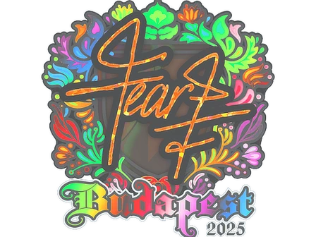 Sticker | fEAR (Holo) | Budapest 2025 image