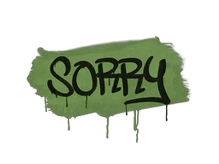 Sealed Graffiti | Sorry (Battle Green) image