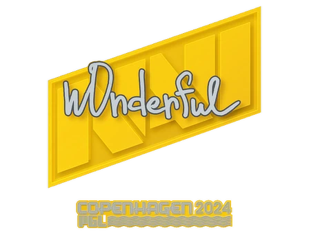 Sticker | w0nderful | Copenhagen 2024 image