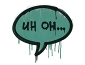 Sealed Graffiti | Uh Oh (Frog Green) image