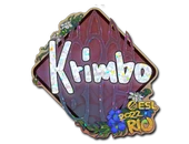 Sticker | Krimbo (Glitter) | Rio 2022 image