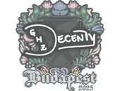 Sticker | decenty | Budapest 2025 image