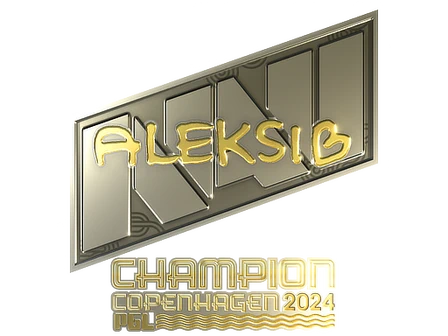 Sticker | Aleksib (Gold, Champion) | Copenhagen 2024 image