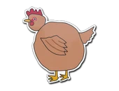 Sticker | Poorly Drawn Chicken image