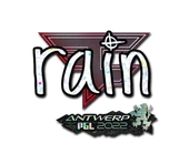 Sticker | rain (Glitter) | Antwerp 2022 image