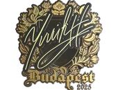 Sticker | yuurih (Gold) | Budapest 2025 image