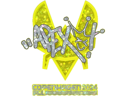 Sticker | apEX (Glitter) | Copenhagen 2024 image