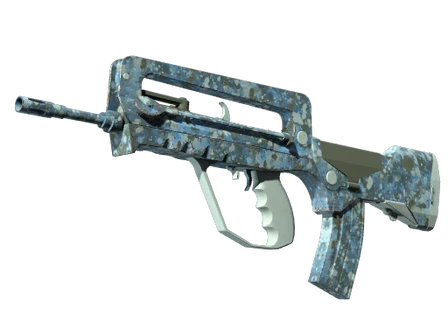 FAMAS | Cyanospatter image