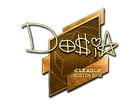 Sticker | Dosia (Gold) | Boston 2018 image