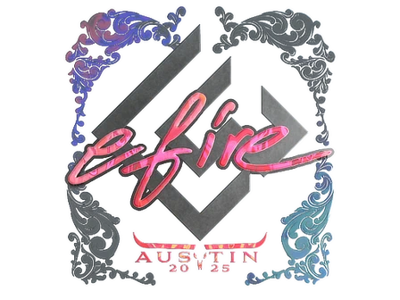 Sticker | efire (Holo) | Austin 2025 image