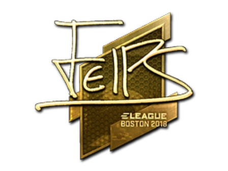 Sticker | felps (Gold) | Boston 2018 image