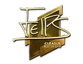 Sticker | felps (Gold) | Boston 2018 image