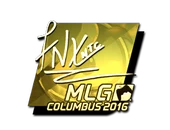 Sticker | fnx (Gold) | MLG Columbus 2016 image