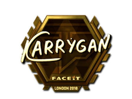 Sticker | karrigan (Gold) | London 2018 image