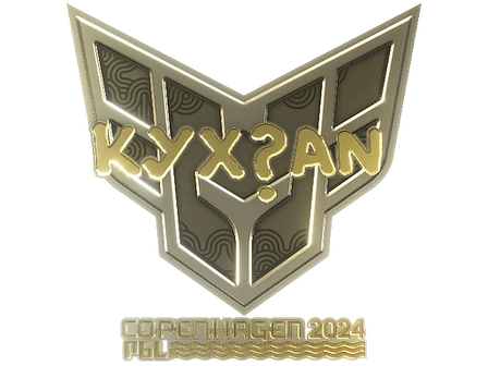 Sticker | kyxsan (Gold) | Copenhagen 2024 image