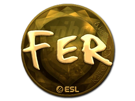 Sticker | fer (Gold) | Katowice 2019 image