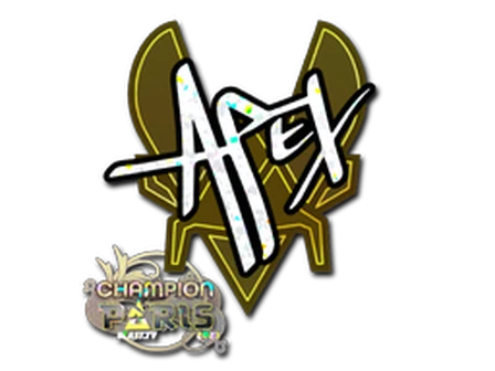 Sticker | apEX (Glitter, Champion) | Paris 2023 image