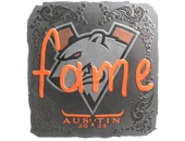 Sticker | fame (Foil) | Austin 2025 image