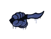 Sealed Graffiti | Backstab (SWAT Blue) image