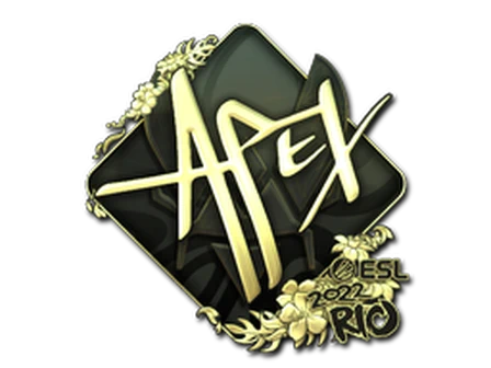 Sticker | apEX (Gold) | Rio 2022 image