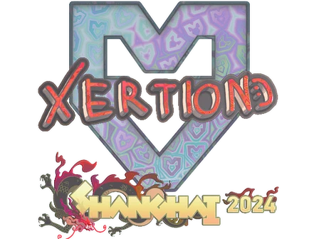Sticker | xertioN (Holo) | Shanghai 2024 image