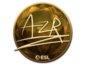 Sticker | AZR (Gold) | Katowice 2019 image