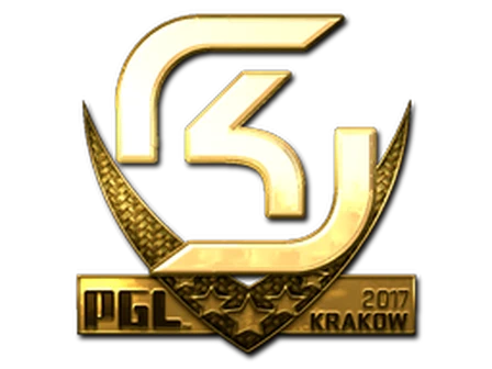 Sticker | SK Gaming (Gold) | Krakow 2017 image