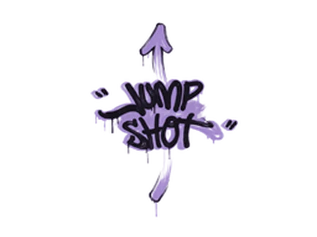 Sealed Graffiti | Jump Shot (Violent Violet) image
