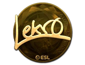 Sticker | Lekr0 (Gold) | Katowice 2019 image