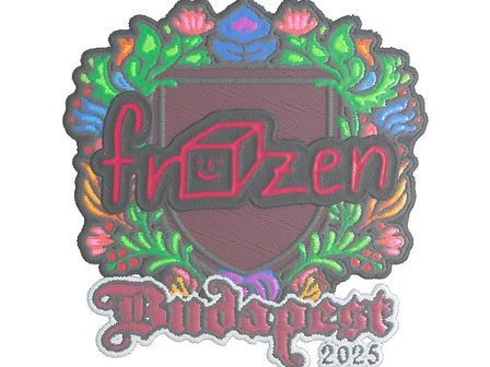 Sticker | frozen (Embroidered) | Budapest 2025 image