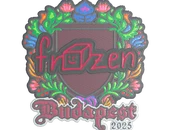 Sticker | frozen (Embroidered) | Budapest 2025 image