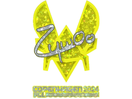 Sticker | ZywOo (Glitter) | Copenhagen 2024 image