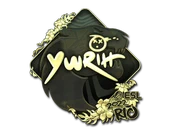 Sticker | yuurih (Gold) | Rio 2022 image