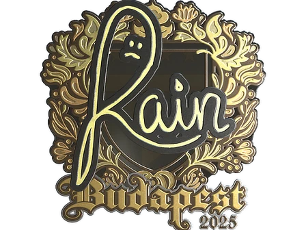 Sticker | rain (Gold) | Budapest 2025 image