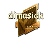 Sticker | dimasick (Gold) | Boston 2018 image