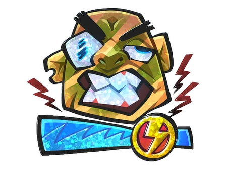 Sticker | Overloaded (Glitter) image