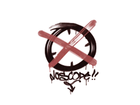 Sealed Graffiti | Noscope (Blood Red) image