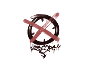 Sealed Graffiti | Noscope (Blood Red) image