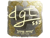Sticker | dgt (Gold) | Austin 2025 image