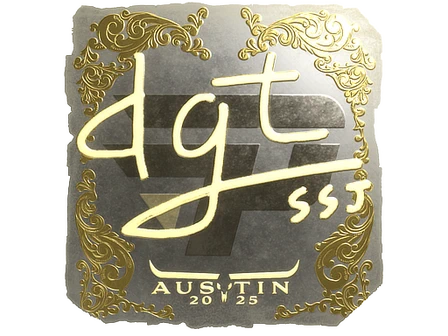 Sticker | dgt (Gold) | Austin 2025 image